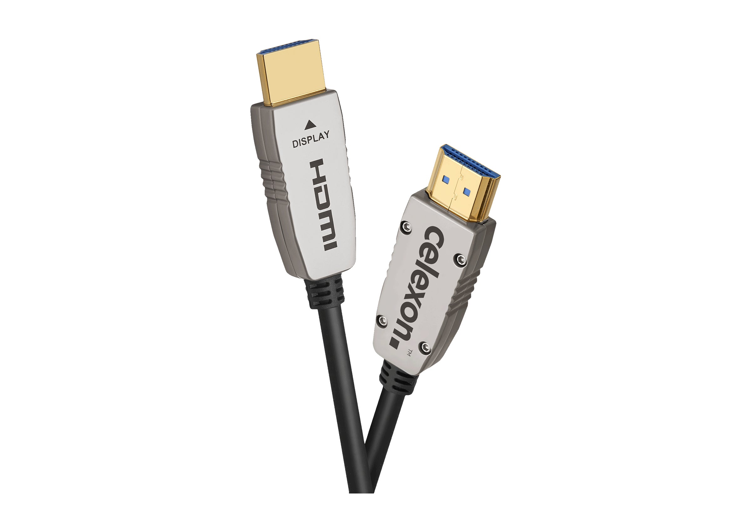 celexon UHD Optical Fibre HDMI 2.0b Active Cable, black