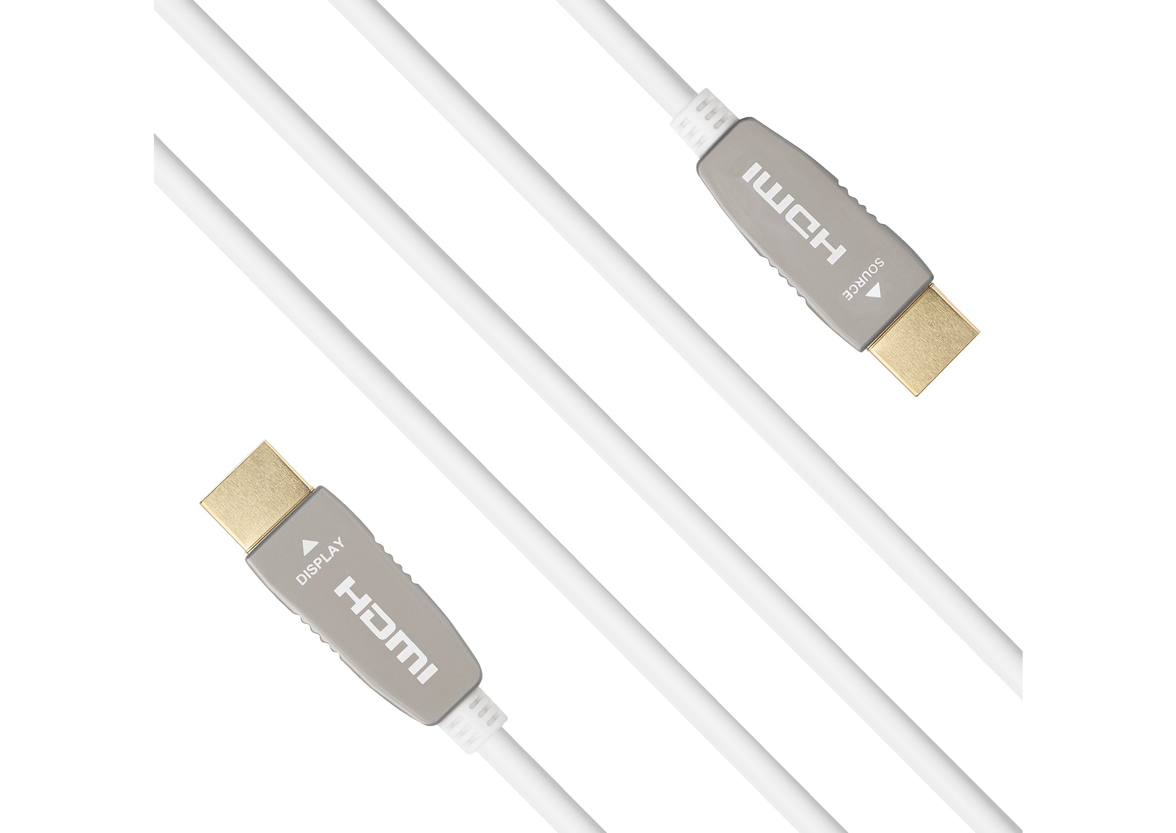 celexon UHD Optical Fibre HDMI 2.0b Active Cable, white