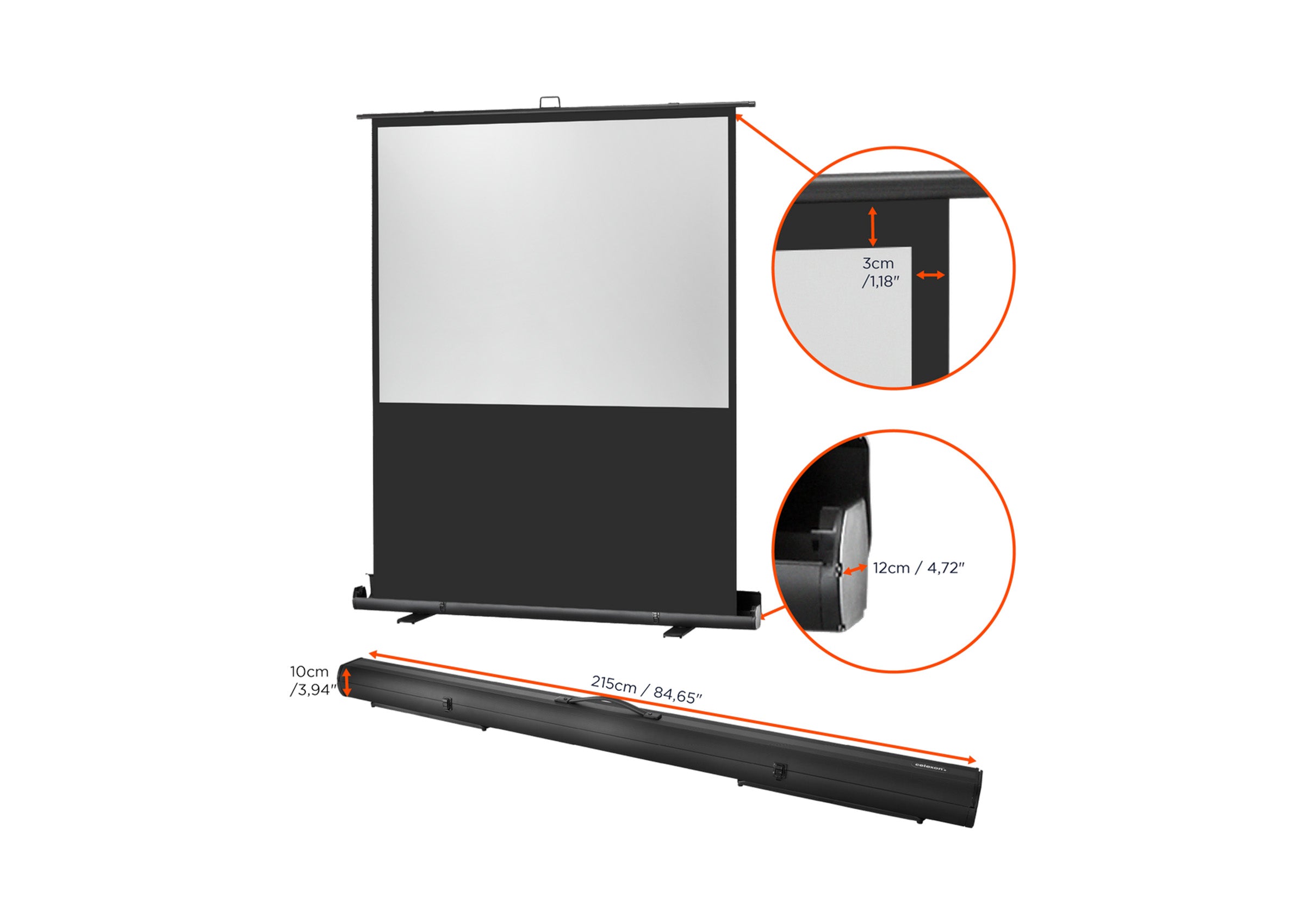 celexon Mobile Professional Plus Projector screen