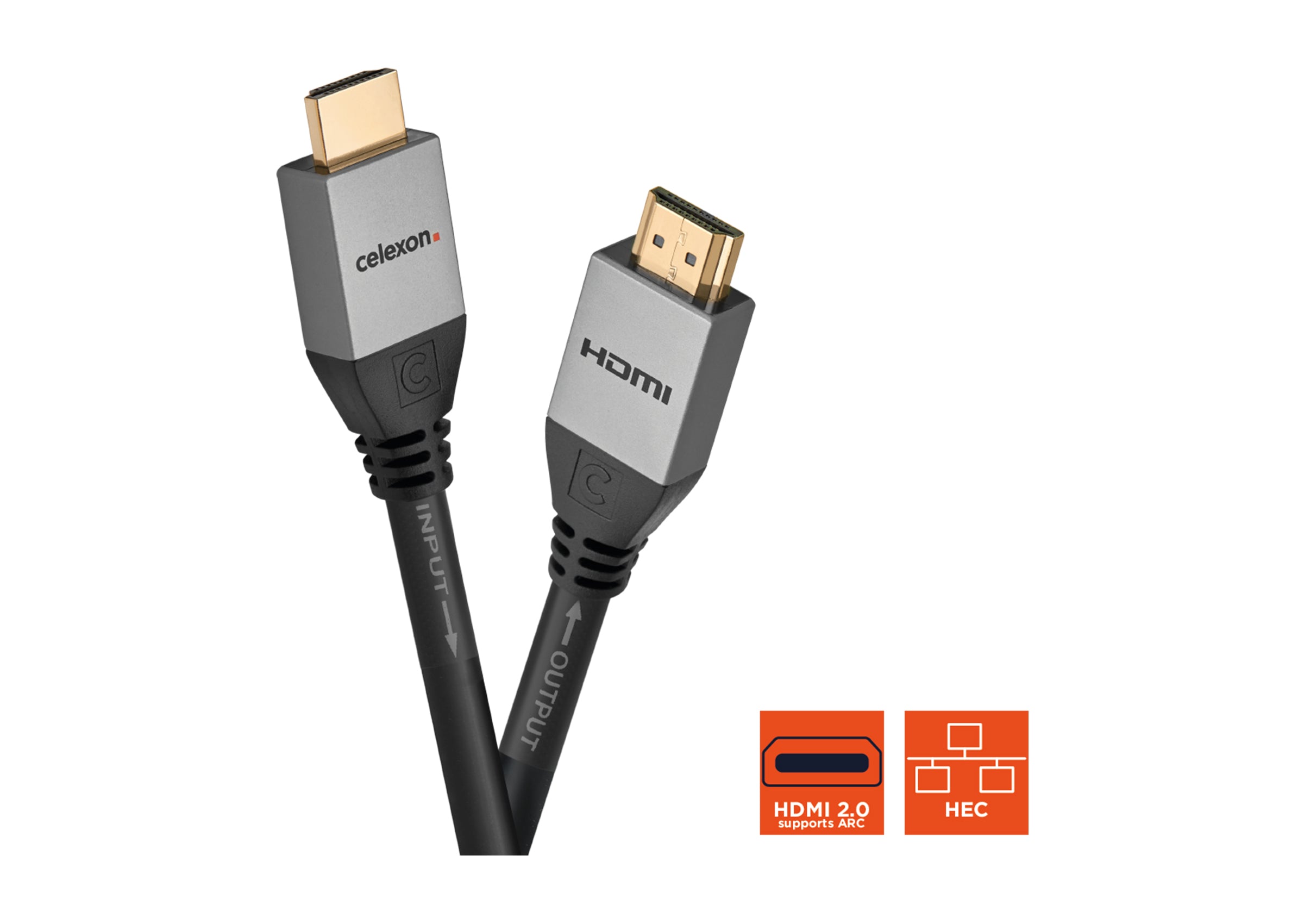 celexon active HDMI cable with Ethernet - 2.0a/b 4K - Professional Line