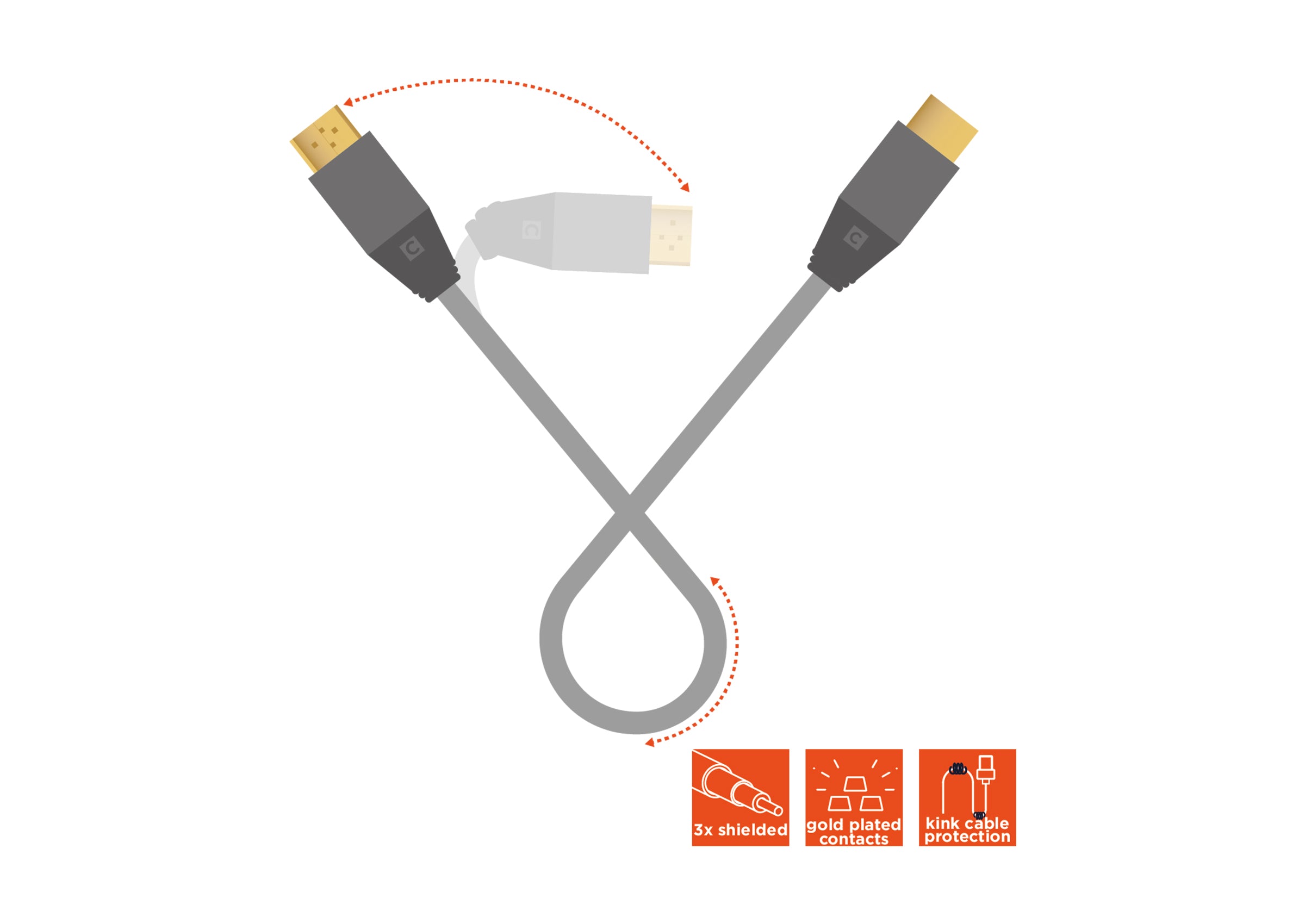 celexon active HDMI cable with Ethernet - 2.0a/b 4K - Professional Line