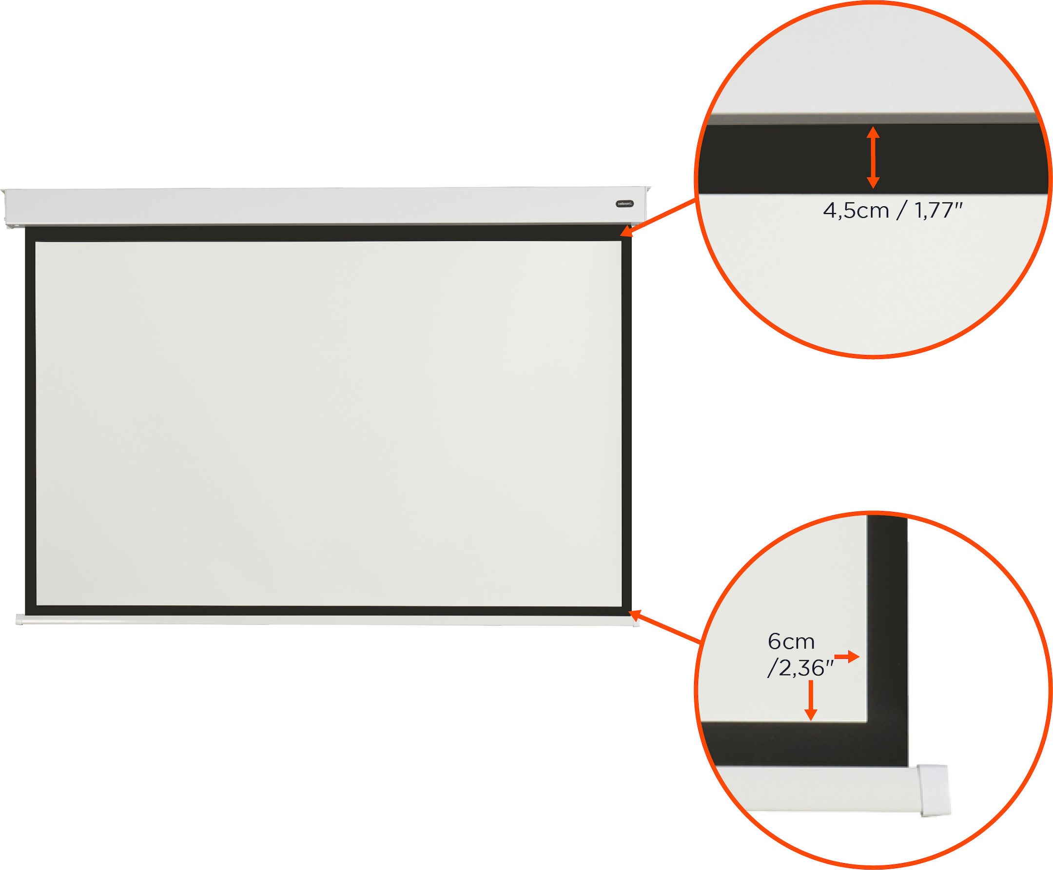 Écran de projection sur batterie motorisé celexon PRO Plus V2.0