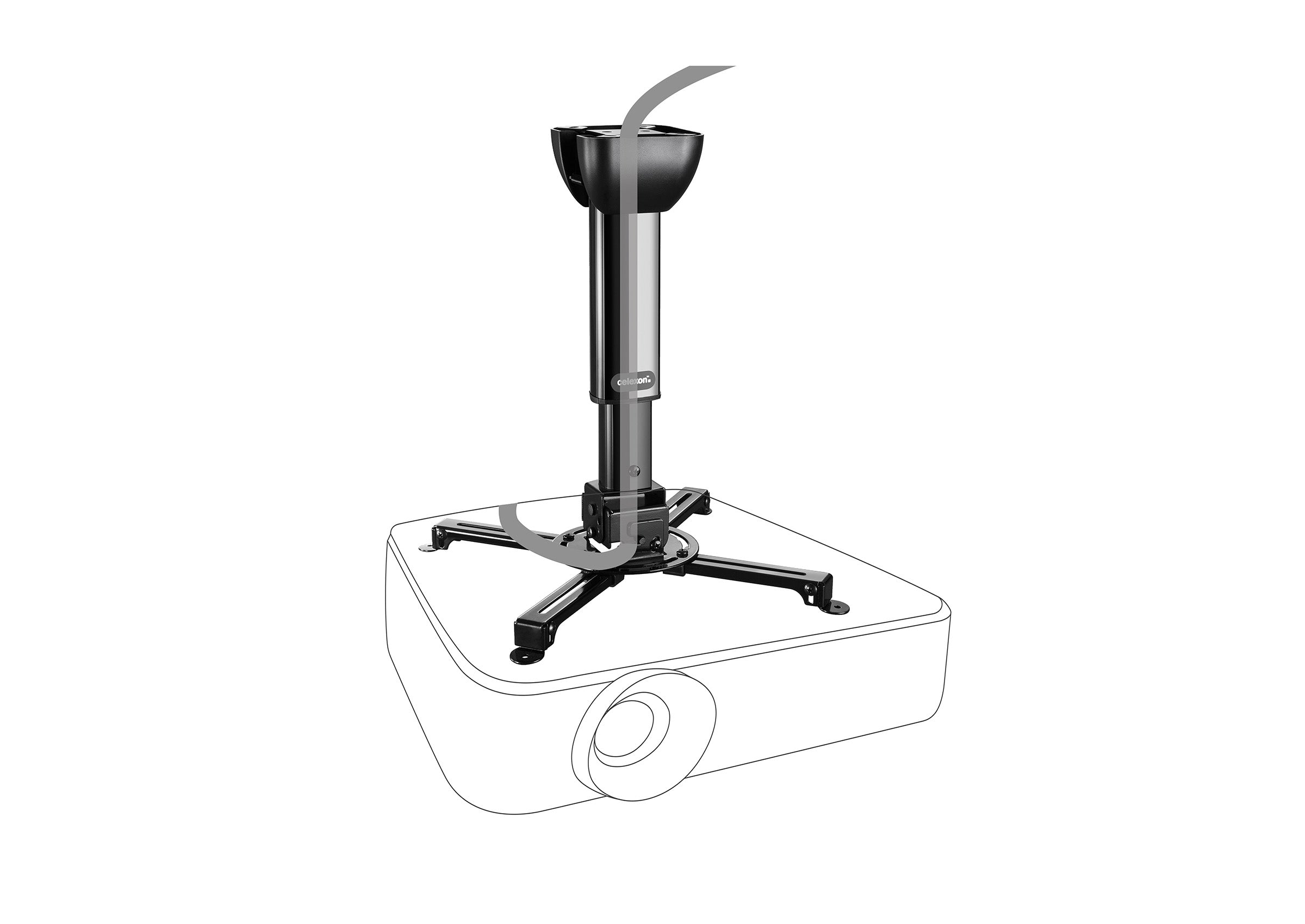 celexon projector ceiling mount universal MultiCel Pro