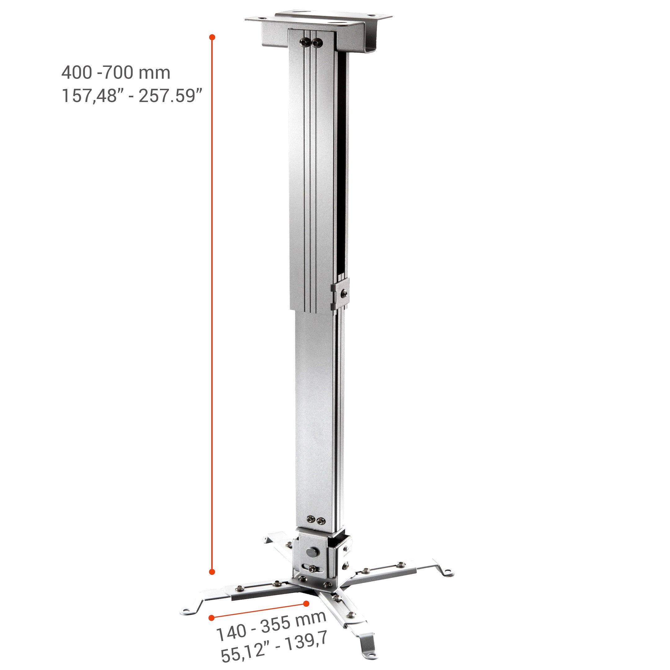 Support universel pour plafond celexon MultiCel