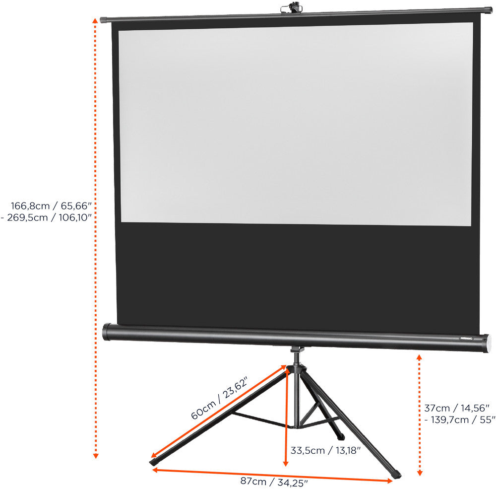 Ecran de projection sur pied celexon Economy