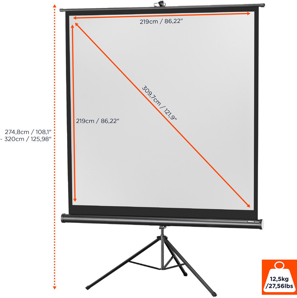 Ecran de projection sur pied celexon Economy