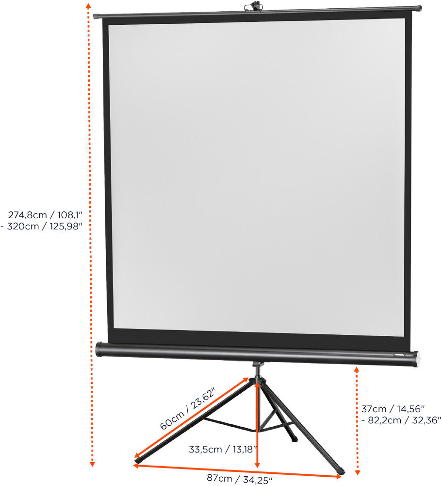 Ecran de projection sur pied celexon Economy