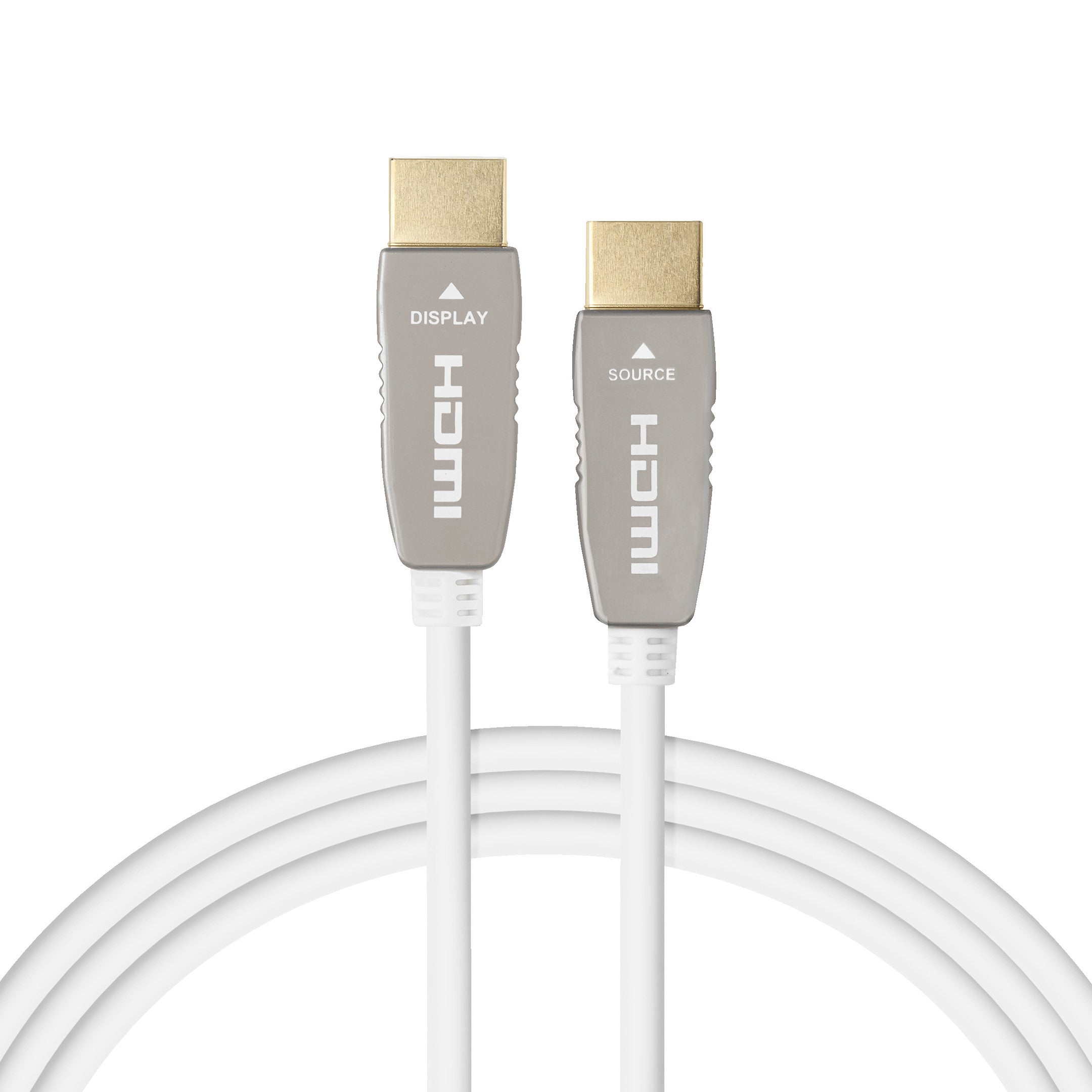 celexon UHD Fibre Optique HDMI 2.0b Câble actif, blanc