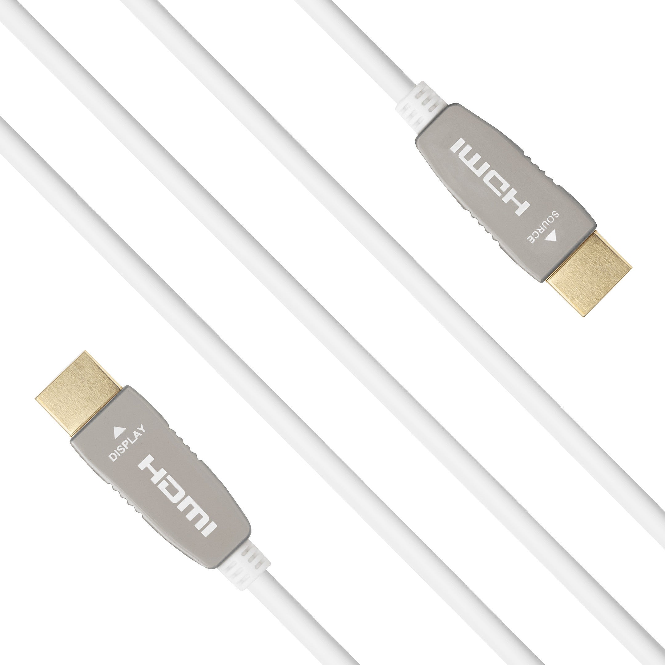 celexon UHD Fibre Optique HDMI 2.0b Câble actif, blanc