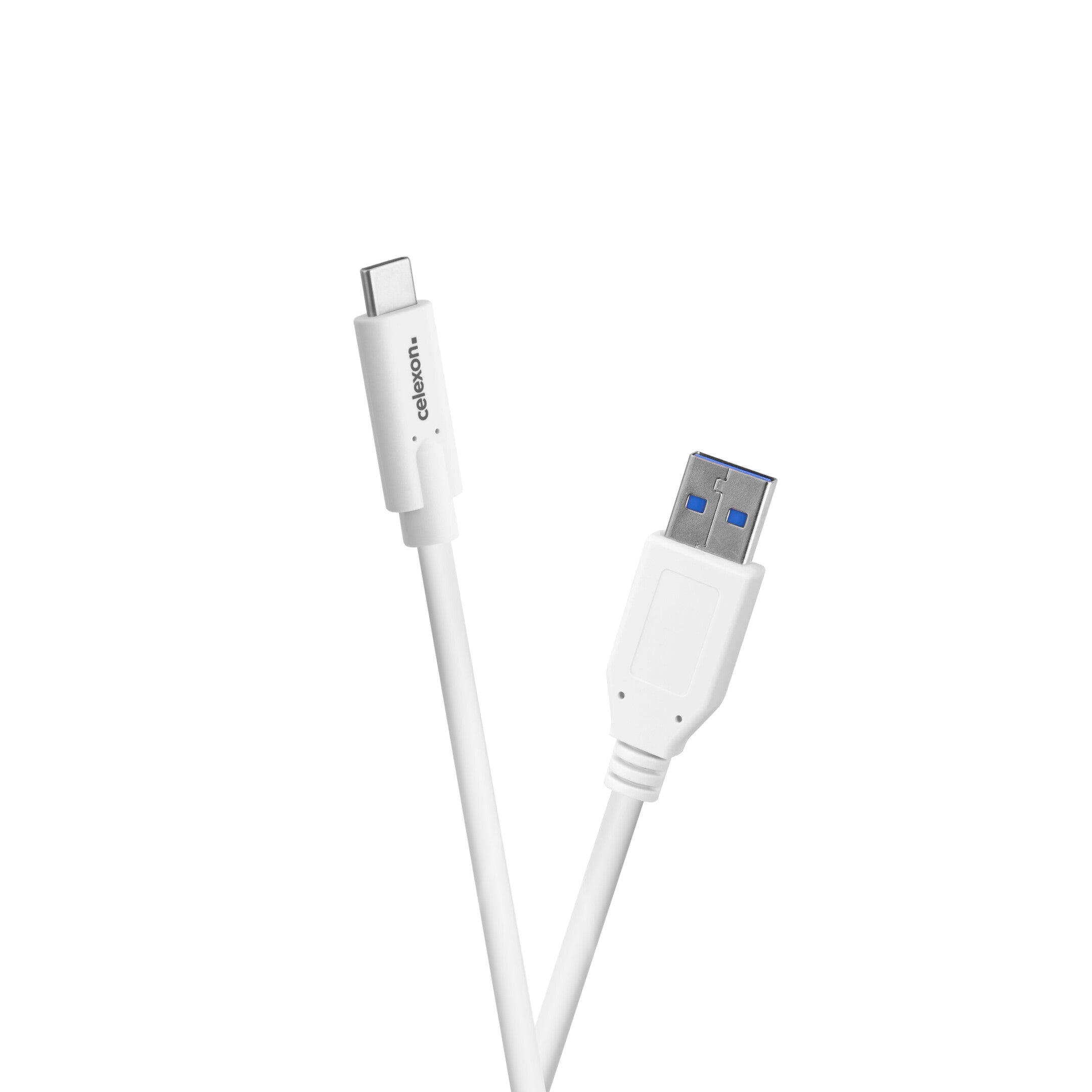 celexon USB-C auf USB-A Kabel - USB 3.2 Gen 2x1 1,0m, schwarz