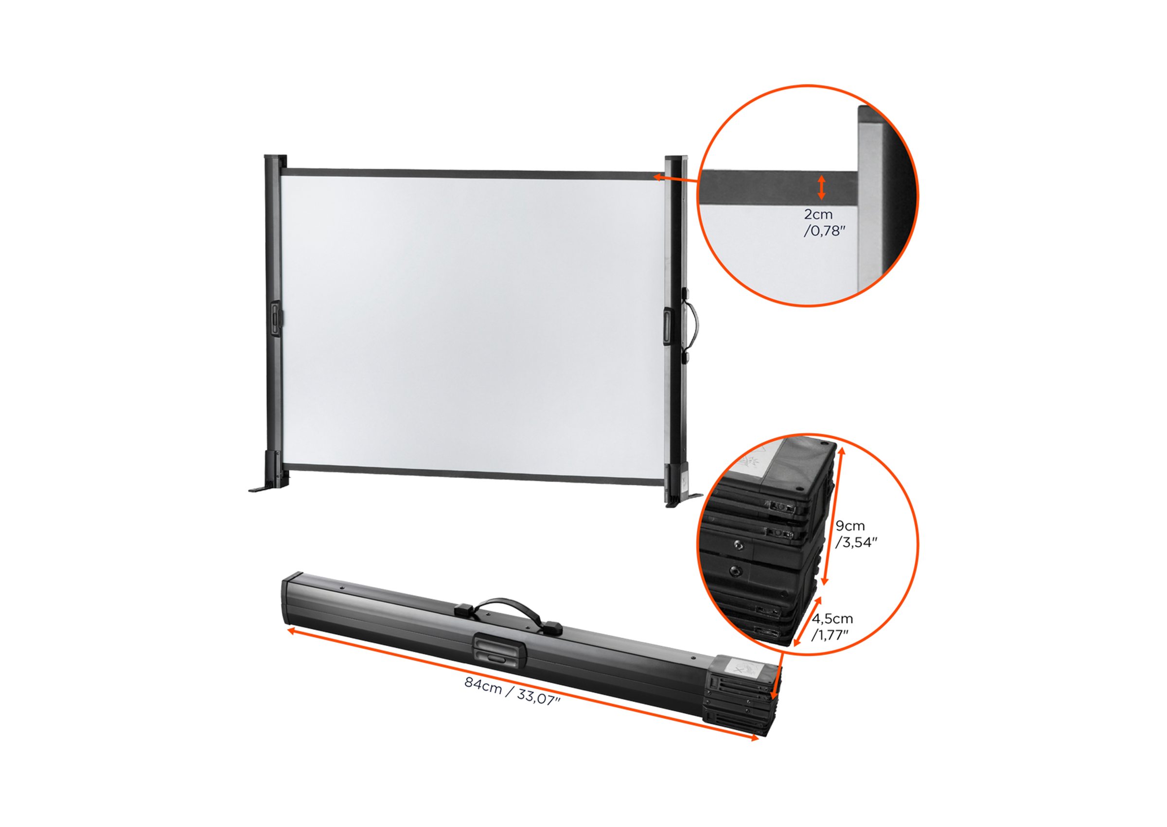 Écran de table mobile celexon PRO