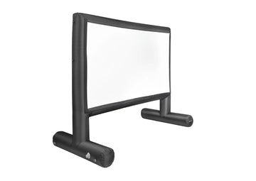 Schermo di proiezione gonfiabile per esterni, design monoblocco, schermo mega-cinema, schermo di proiezione gonfiabile portatile per esterni con soffiatore per serate cinema in famiglia,14ft