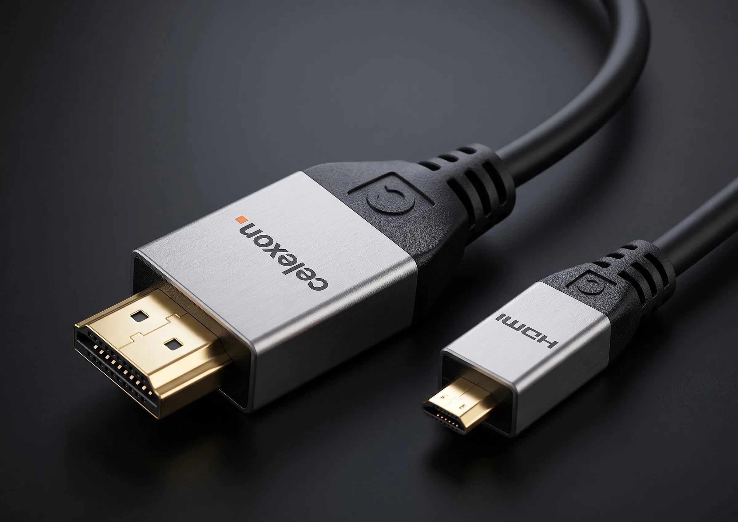 celexon HDMI till Micro HDMI Kabel med Ethernet - 2.0a/b 4K - Professional Line