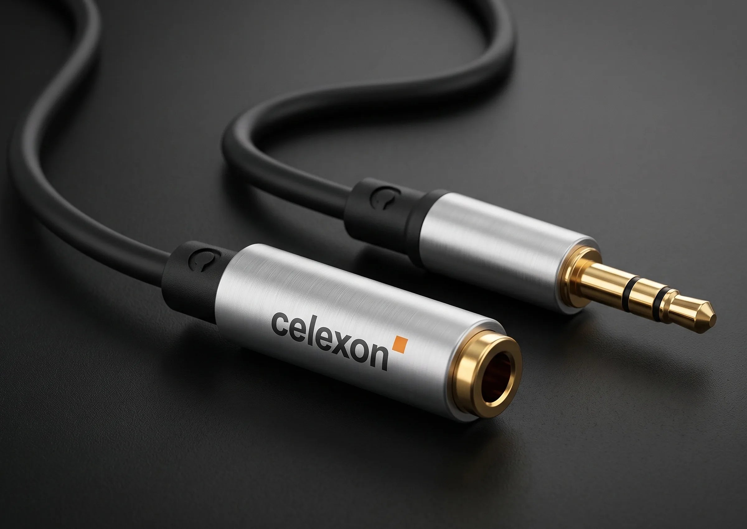 celexon adattatore audio 0,25 m jack stereo 3,5 mm a jack stereo 6,3 mm M/F - serie Professional