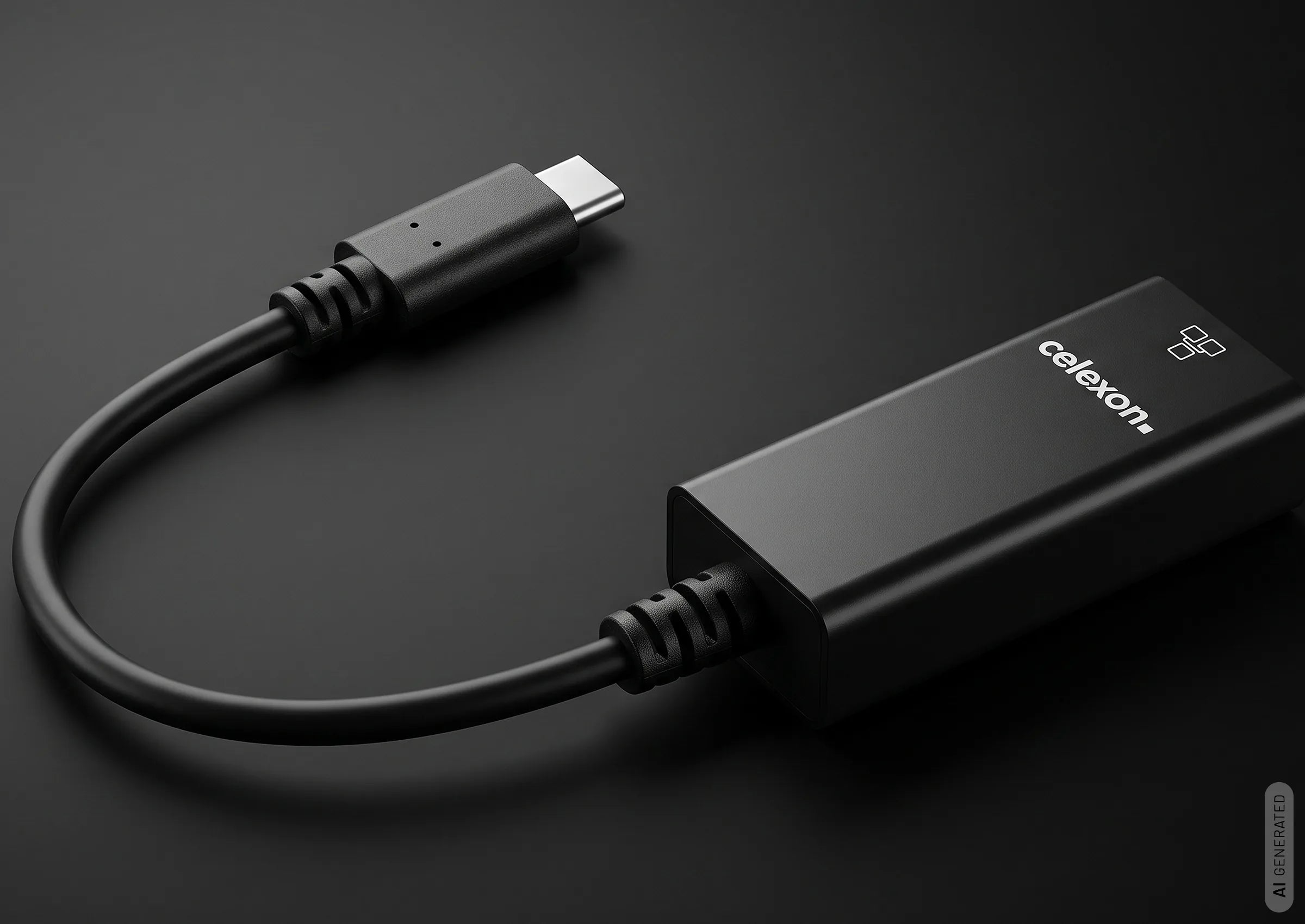 celexon adattatore M/F da USB-C a Ethernet