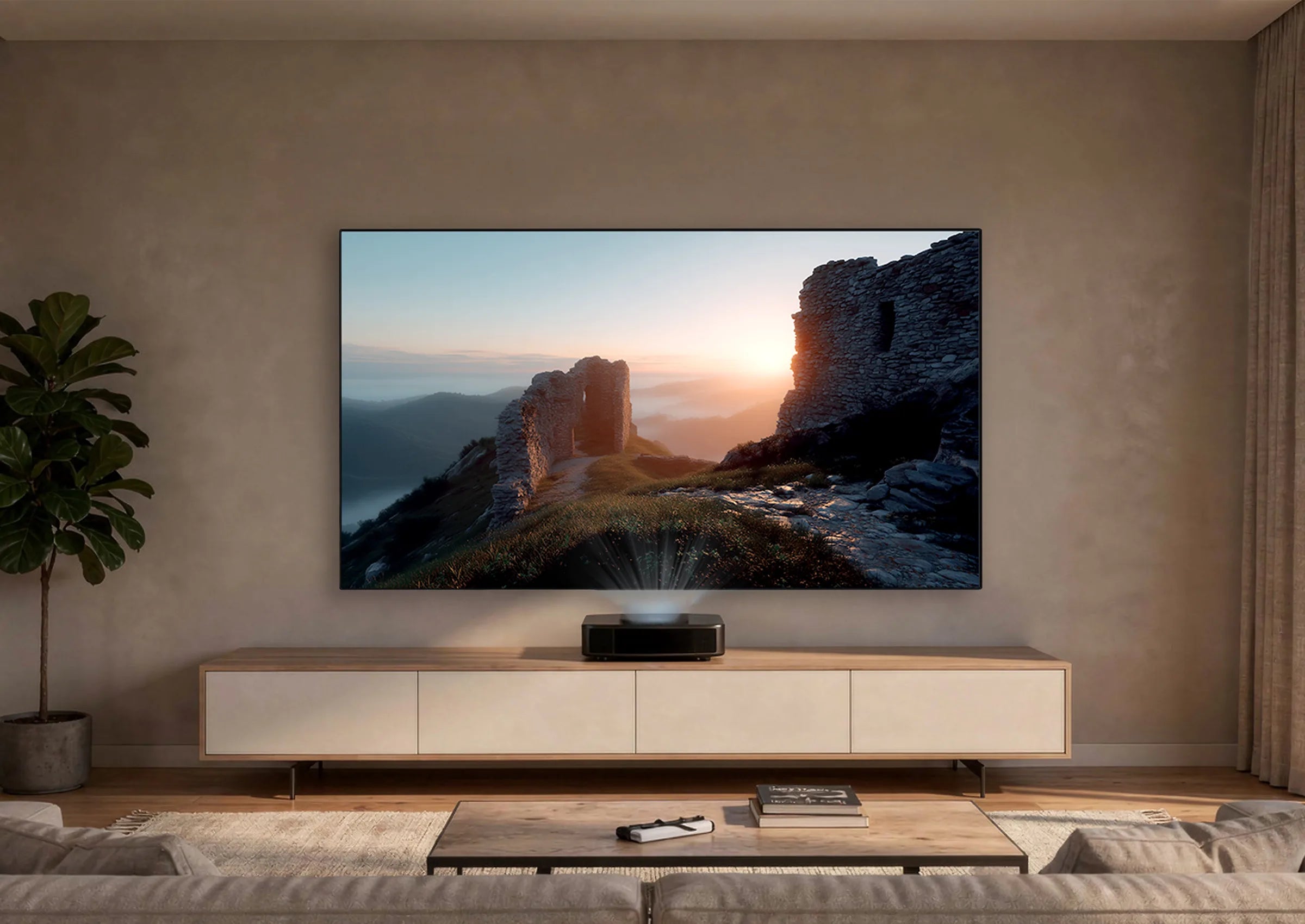 celexon ​CLR HomeCinema Performance UST Pantalla de marco de alto contraste 100"