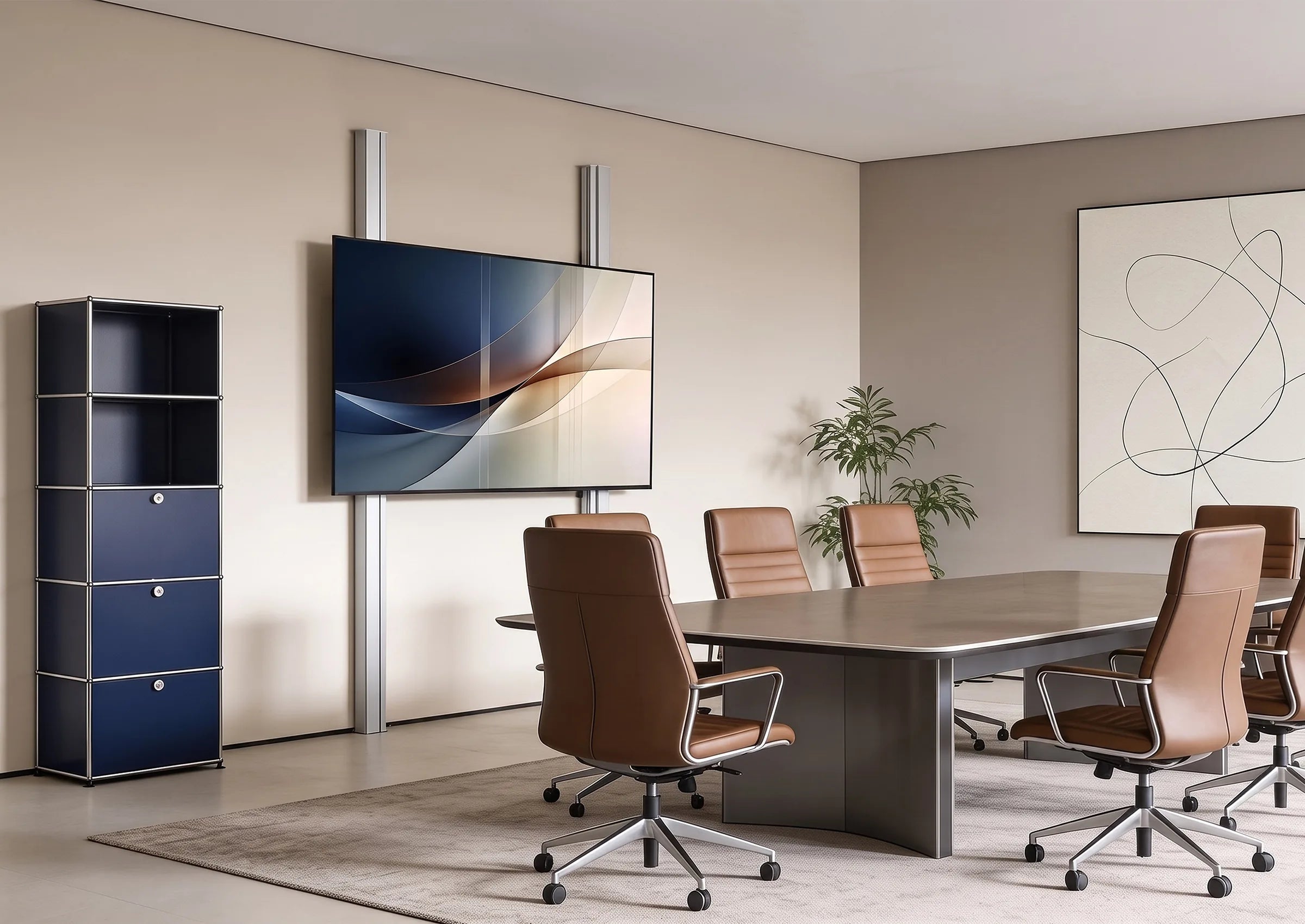 celexon Expert manuelles 2-Säulen-Pylonensystem Adjust-6586W für Displays