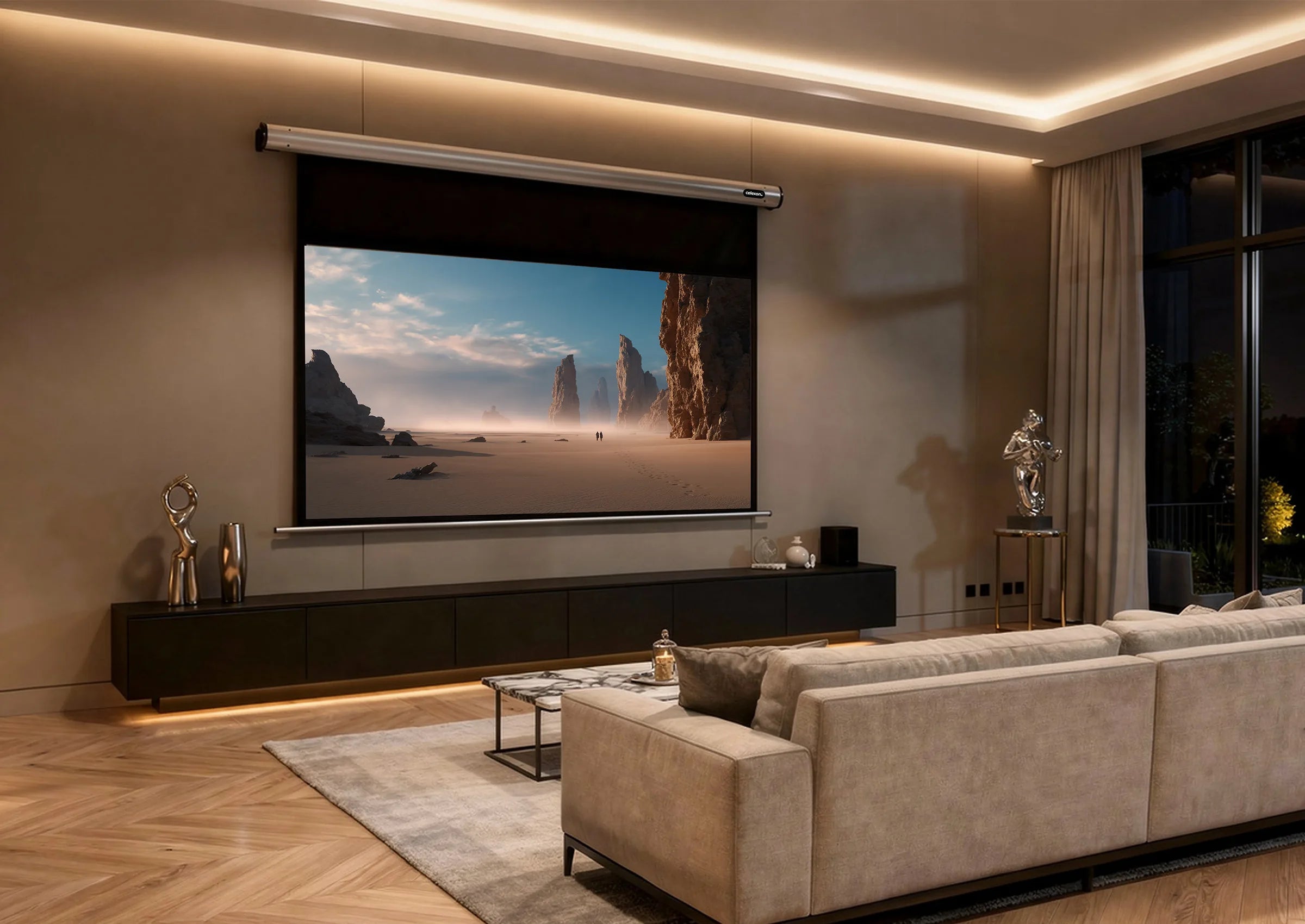 Pantalla Eléctrica celexon HomeCinema