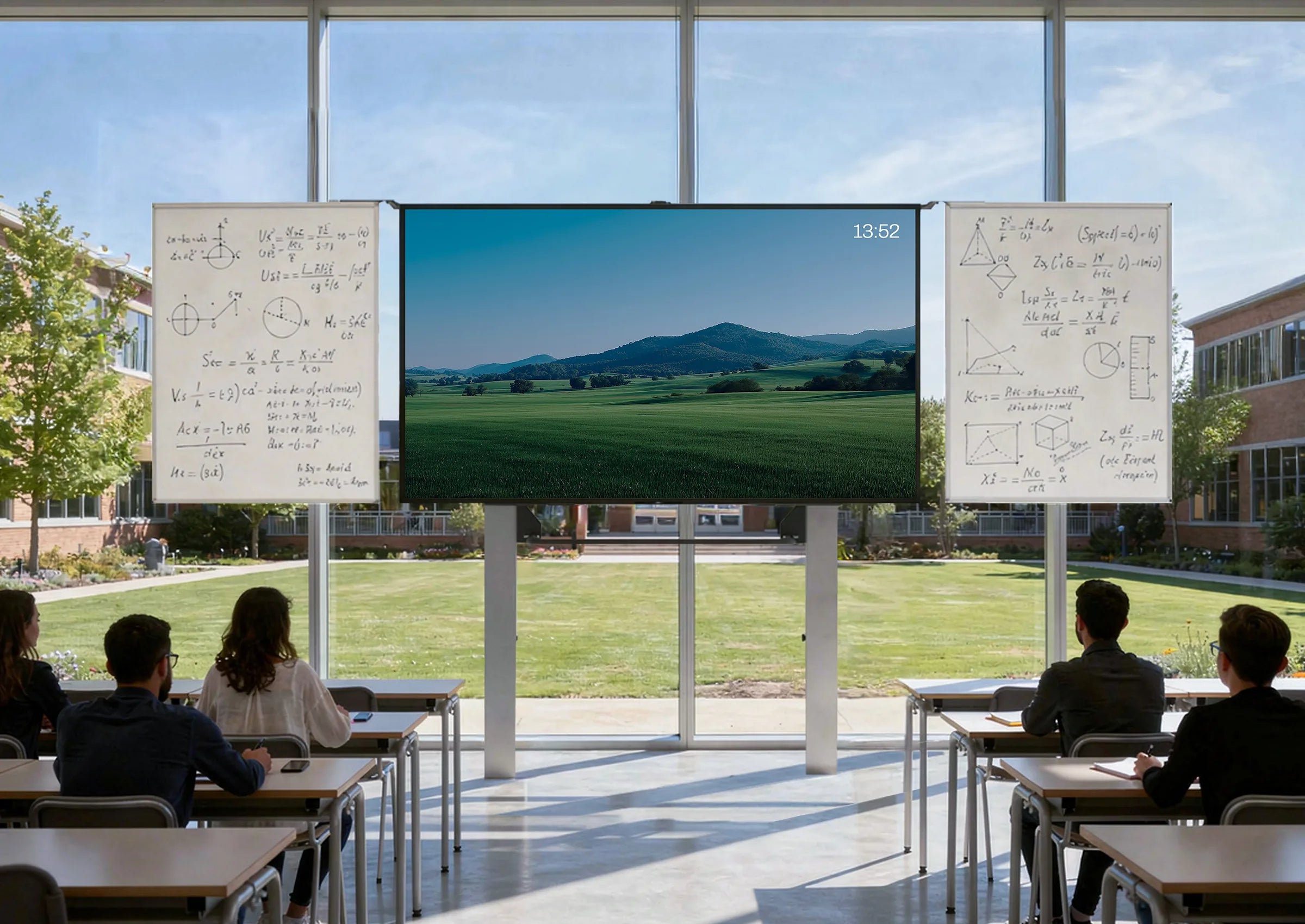 celexon Expert sistema de pilón manual de 2 postes Ajuste-W para pantallas