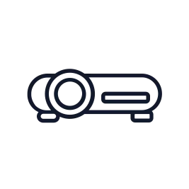 exempted icon of a projector