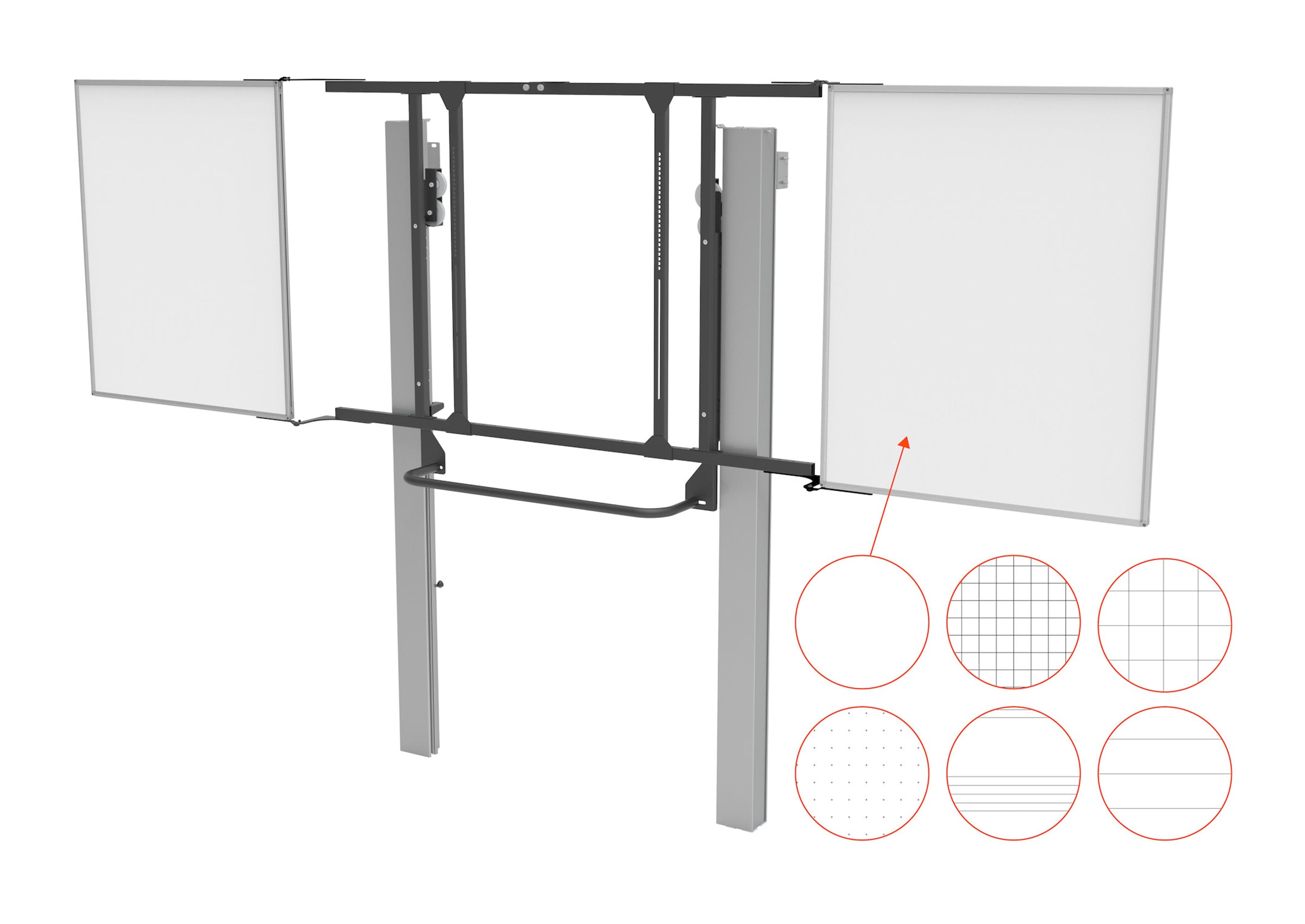 celexon Lineatur für Expert Whiteboardflügel