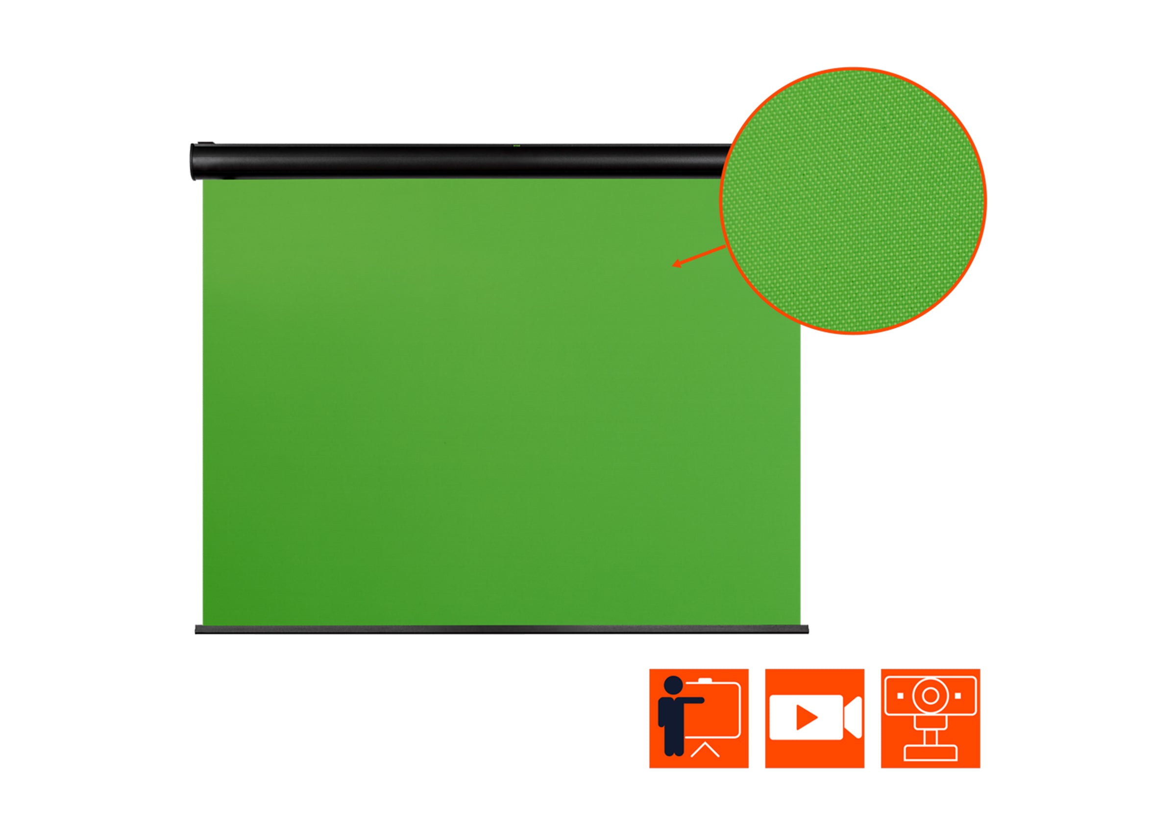 celexon Electric Chroma Key Green Screen