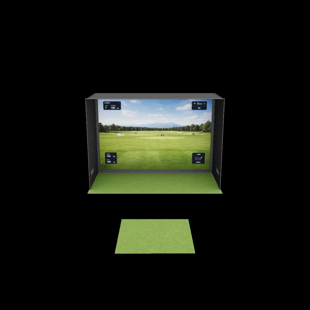 3d/AR model of the celexon FAIRWAY Professional Golf Simulator 3,6 x 2,5 x 1,5 m