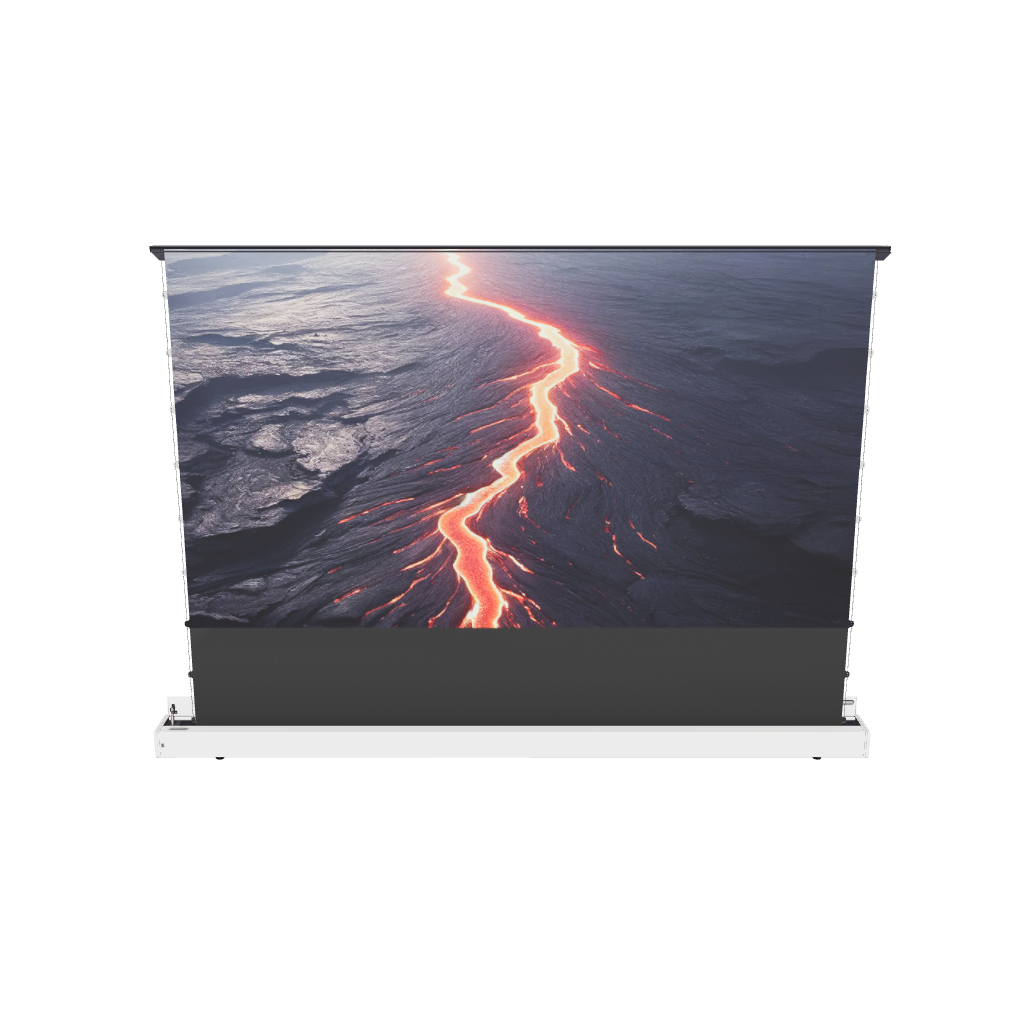 3d/AR Model of the celexon CLR HomeCinema Plus UST High Contrast Electric Floor Projector Screen 100" – White