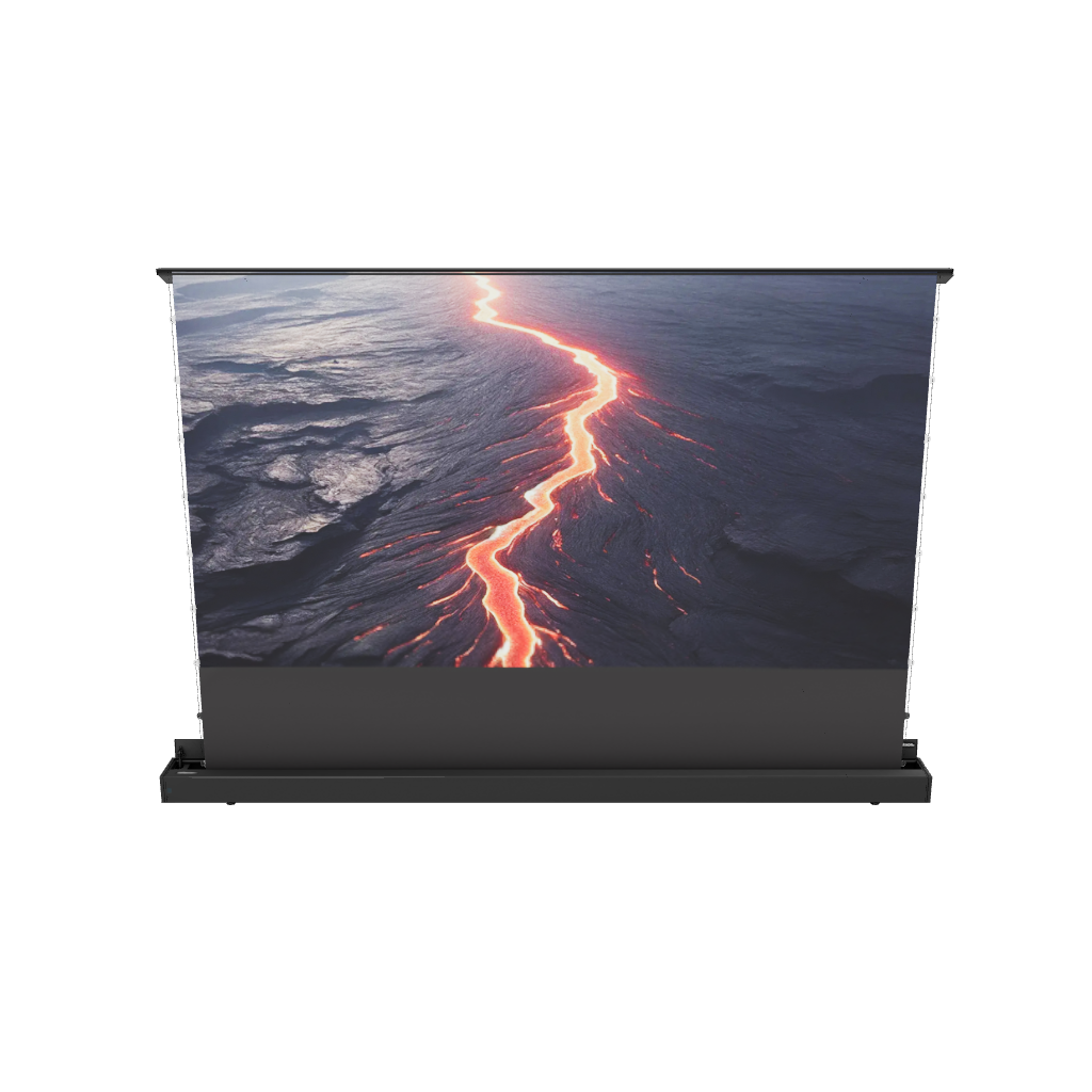 3d/AR Model of the celexon CLR HomeCinema Plus UST High Contrast Electric Floor Projector Screen 110" – Black