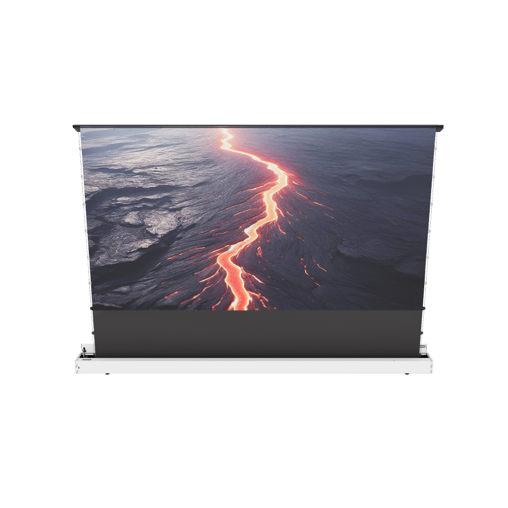 3d/AR Model of the celexon CLR HomeCinema Plus UST High Contrast Electric Floor Projector Screen 110" – White