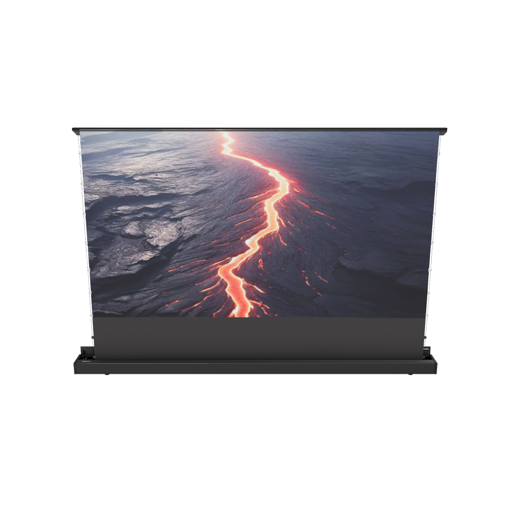 3d/AR Model of the celexon CLR HomeCinema Plus UST High Contrast Electric Floor Projector Screen 120" – Black