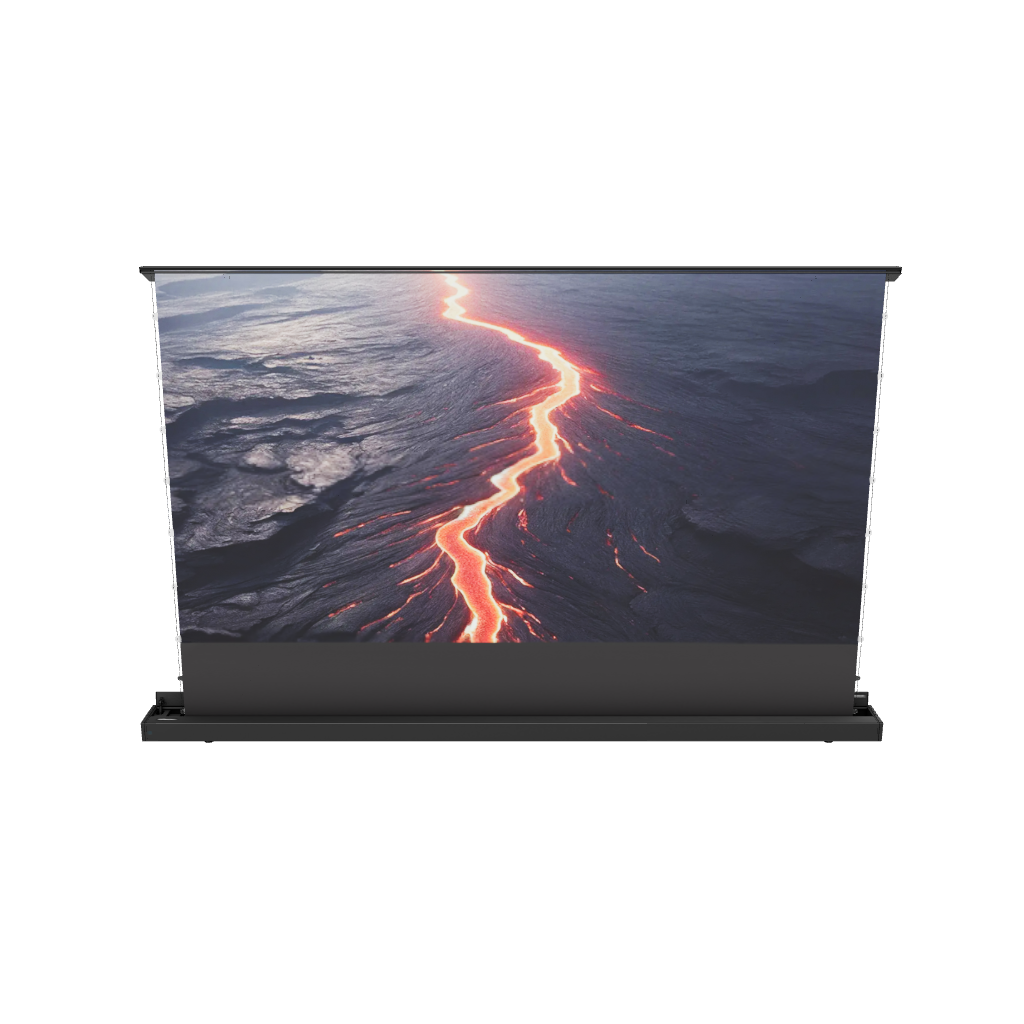 3d/AR Model of the celexon CLR HomeCinema Plus UST High Contrast Electric Floor Projector Screen 80" – Black