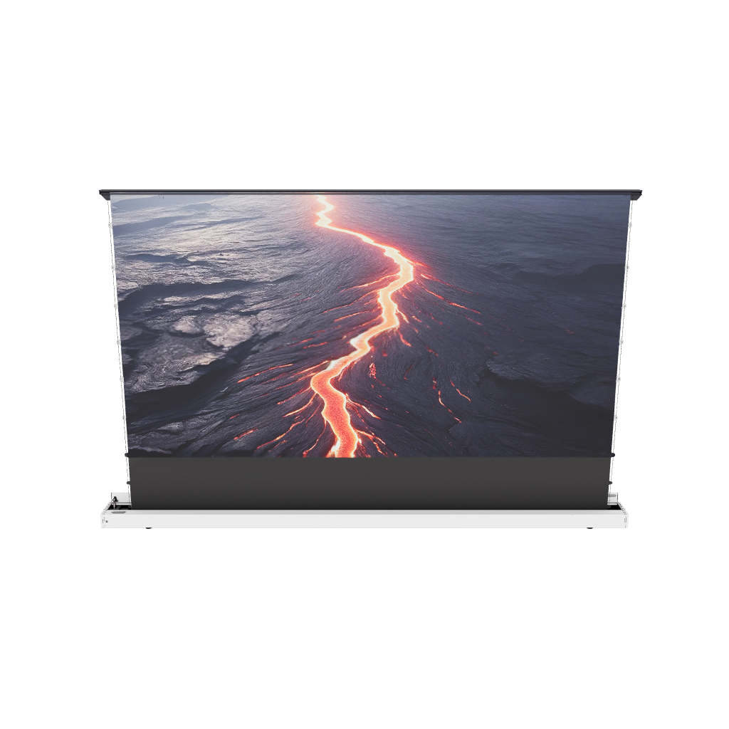 3d/AR Model of the celexon CLR HomeCinema Plus UST High Contrast Electric Floor Projector Screen 80" – White