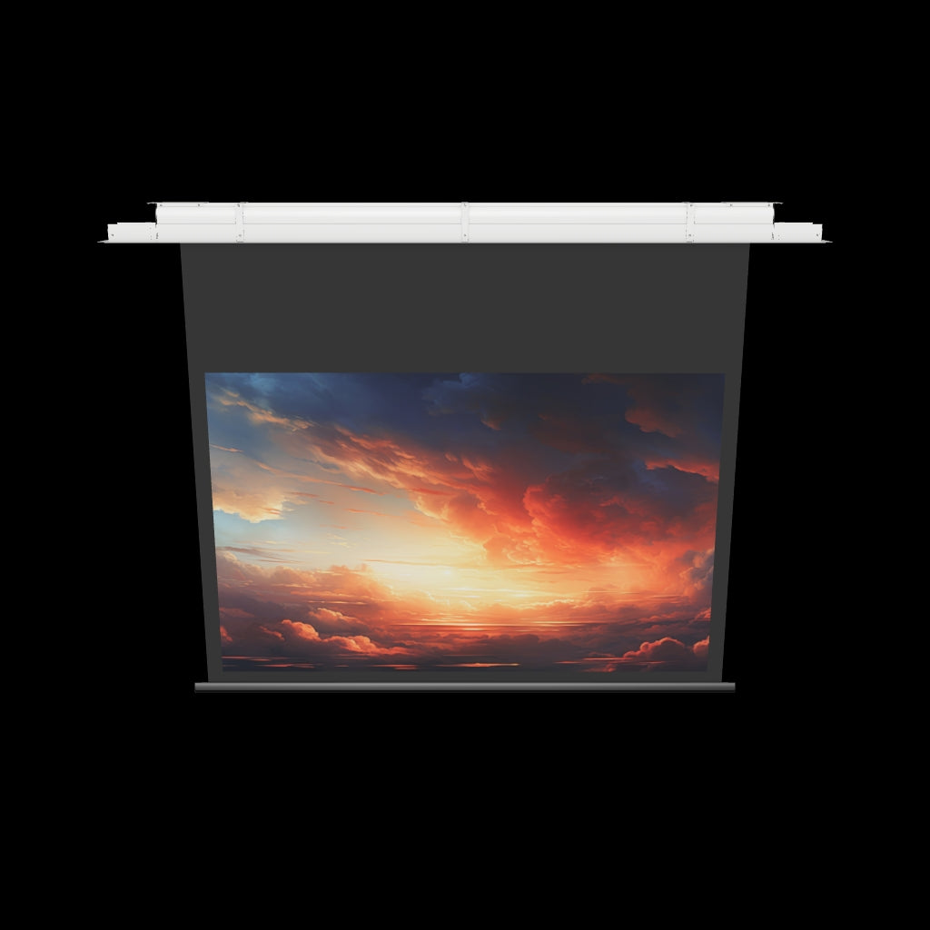 3d/AR Model of the celexon ceiling recessed electric projector screen Expert 160 x 100 cm