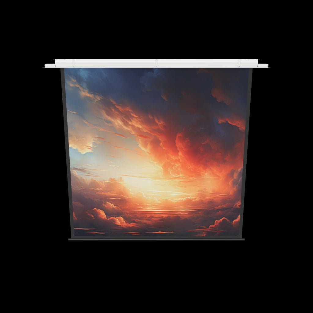 3d/AR Model of the celexon ceiling recessed electric projector screen Expert 250 x 250 cm
