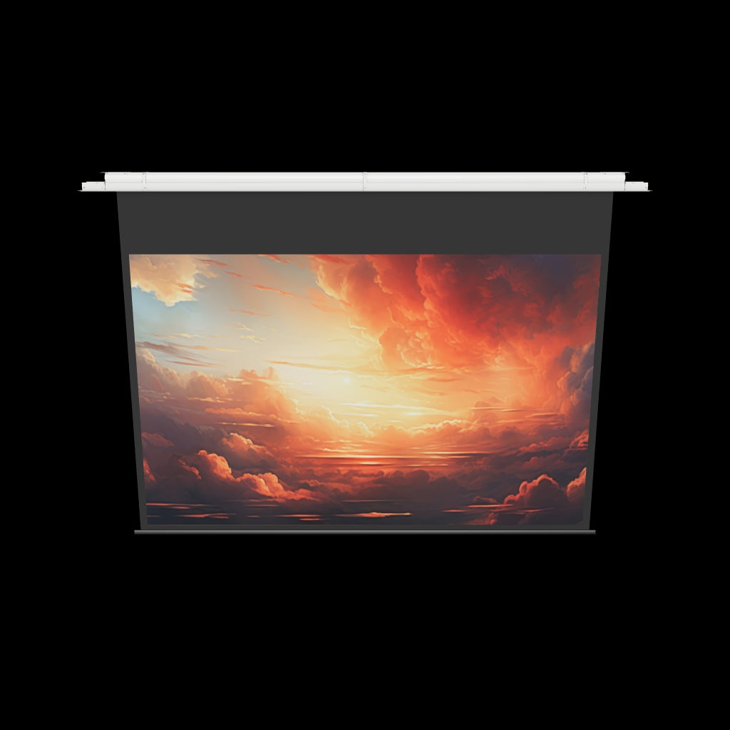 3d/AR Model of the celexon ceiling recessed electric projector screen Expert 300 x 187 cm