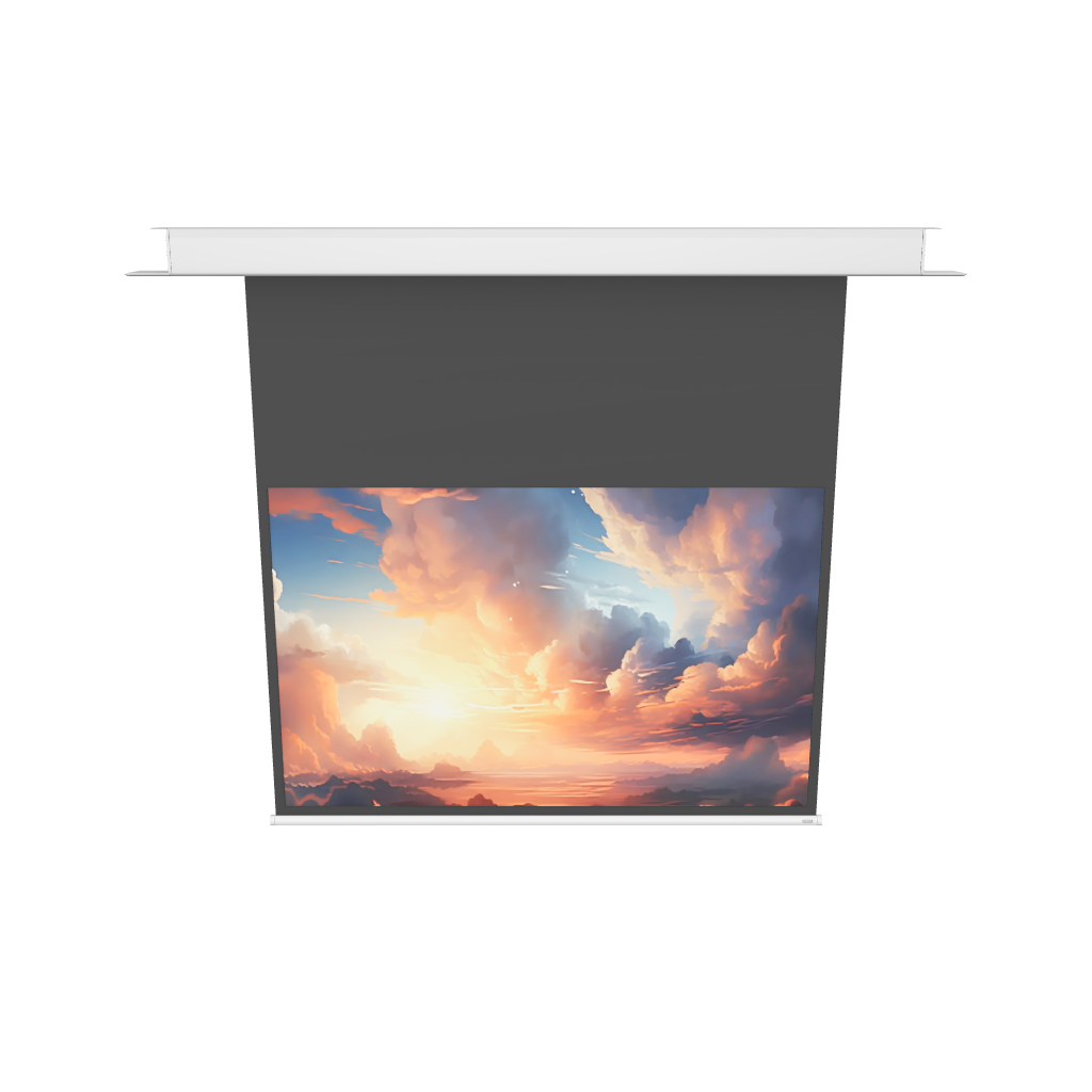 3d/AR Model of the celexon Ceiling Recessed Electric Professional Plus Projector Screen 160 x 100 cm