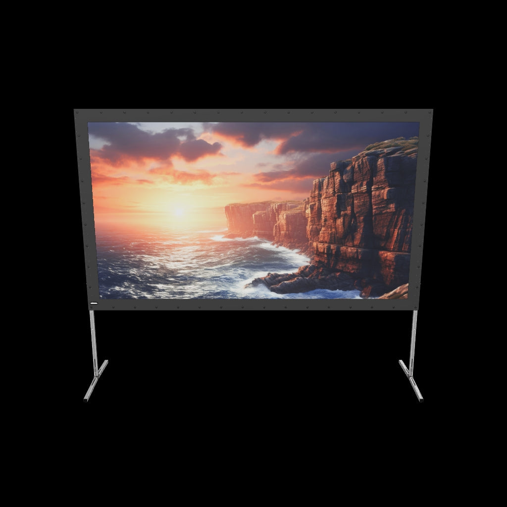 3d/AR Model of the celexon Folding Frame Projector screen 203 x 114cm Mobile Expert, rear projection