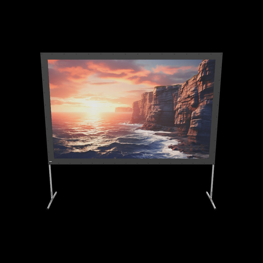 3d/AR Model of the celexon Folding Frame Projector screen 244 x 152cm Mobile Expert, front projection