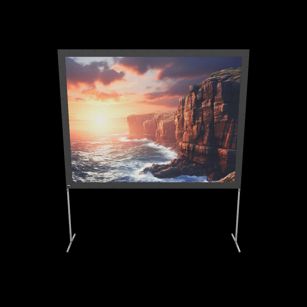 3d/AR Model of the celexon Folding Frame Projector screen 244 x 183cm Mobile Expert, rear projection