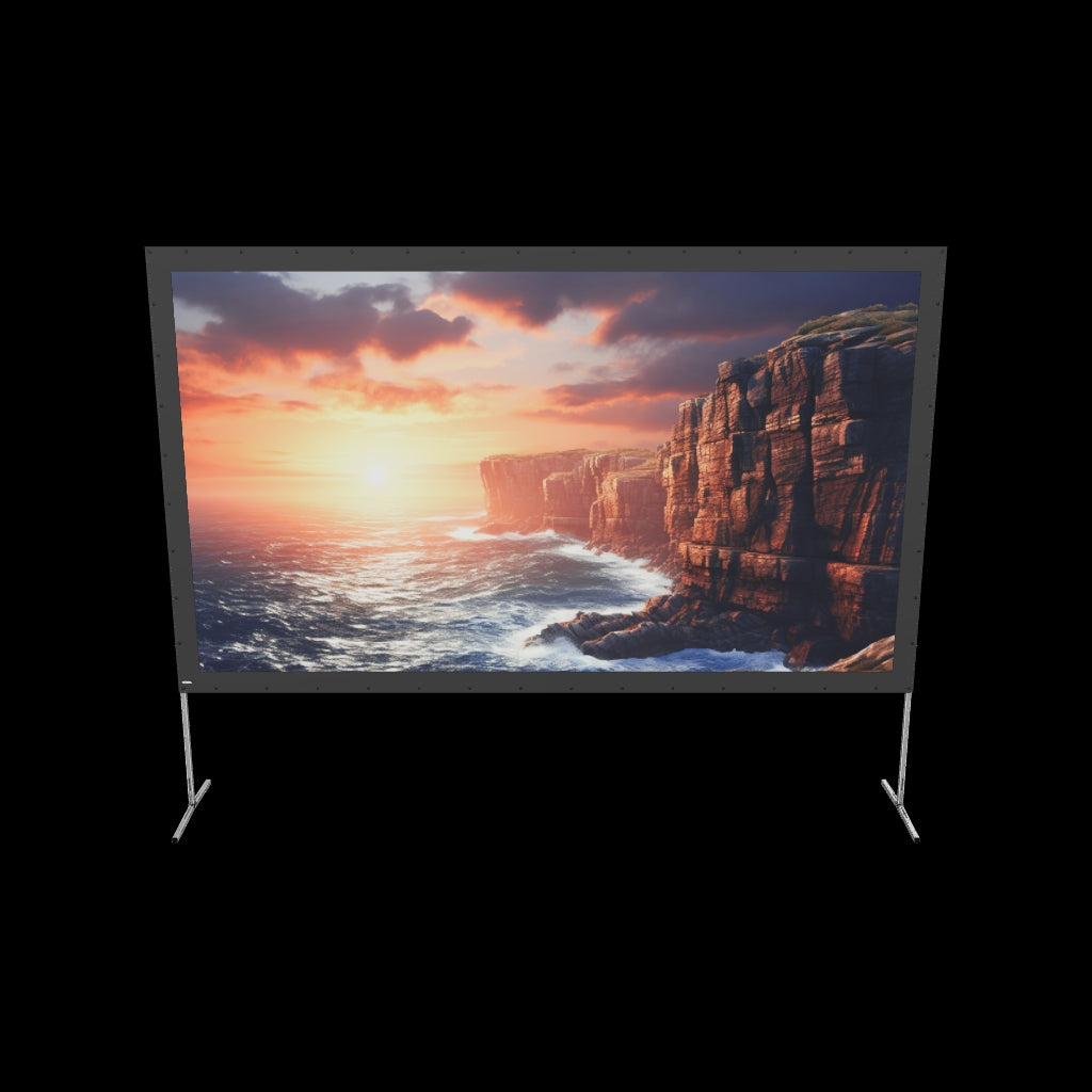 3d/AR Model of the celexon Folding Frame Projector screen 305 x 172cm Mobile Expert, rear projection