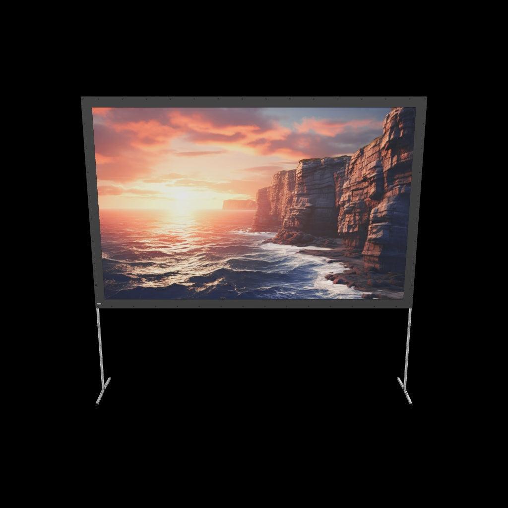3d/AR Model of the celexon Folding Frame Projector screen 305 x 190cm Mobile Expert, front projection