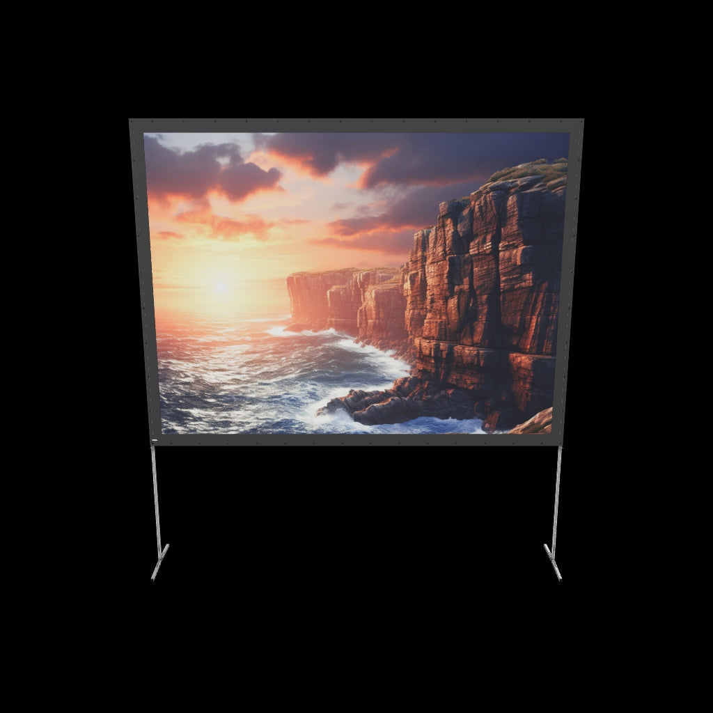 3d/AR Model of the celexon Folding Frame Projector screen 305 x 229cm Mobile Expert, rear projection