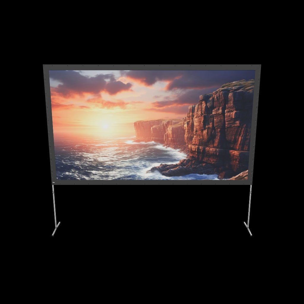 3d/AR Model of the celexon Folding Frame Projector screen 366 x 206cm Mobile Expert, rear projection