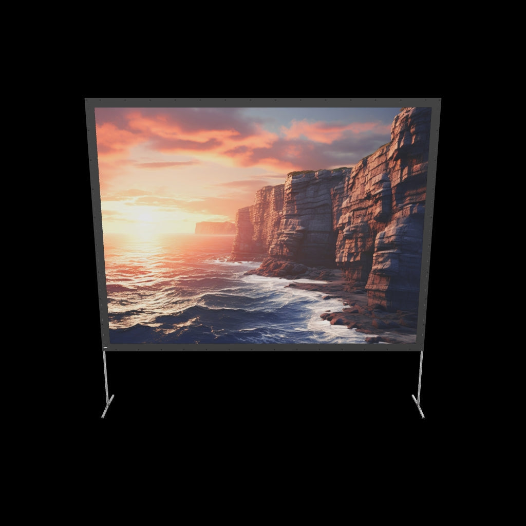 3d/AR Model of the celexon Folding Frame Projector screen 366 x 274cm Mobile Expert, front projection