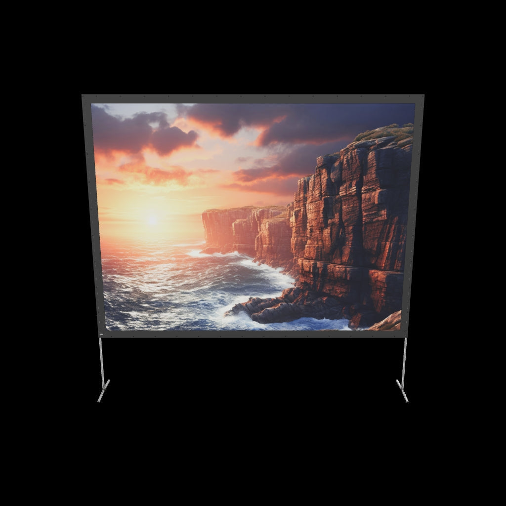 3d/AR Model of the celexon Folding Frame Projector screen 366 x 274cm Mobile Expert, rear projection