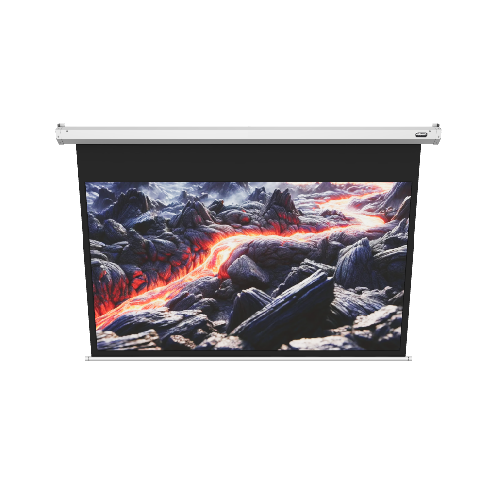 3d/AR Model of the celexon Projector Screen Electric Economy 240 x 135 cm