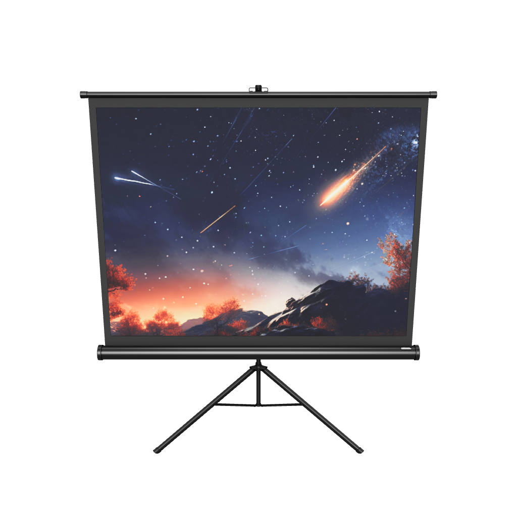 3d/AR Model of the celexon screen Tripod Economy Projector Screen 133 x 100 cm