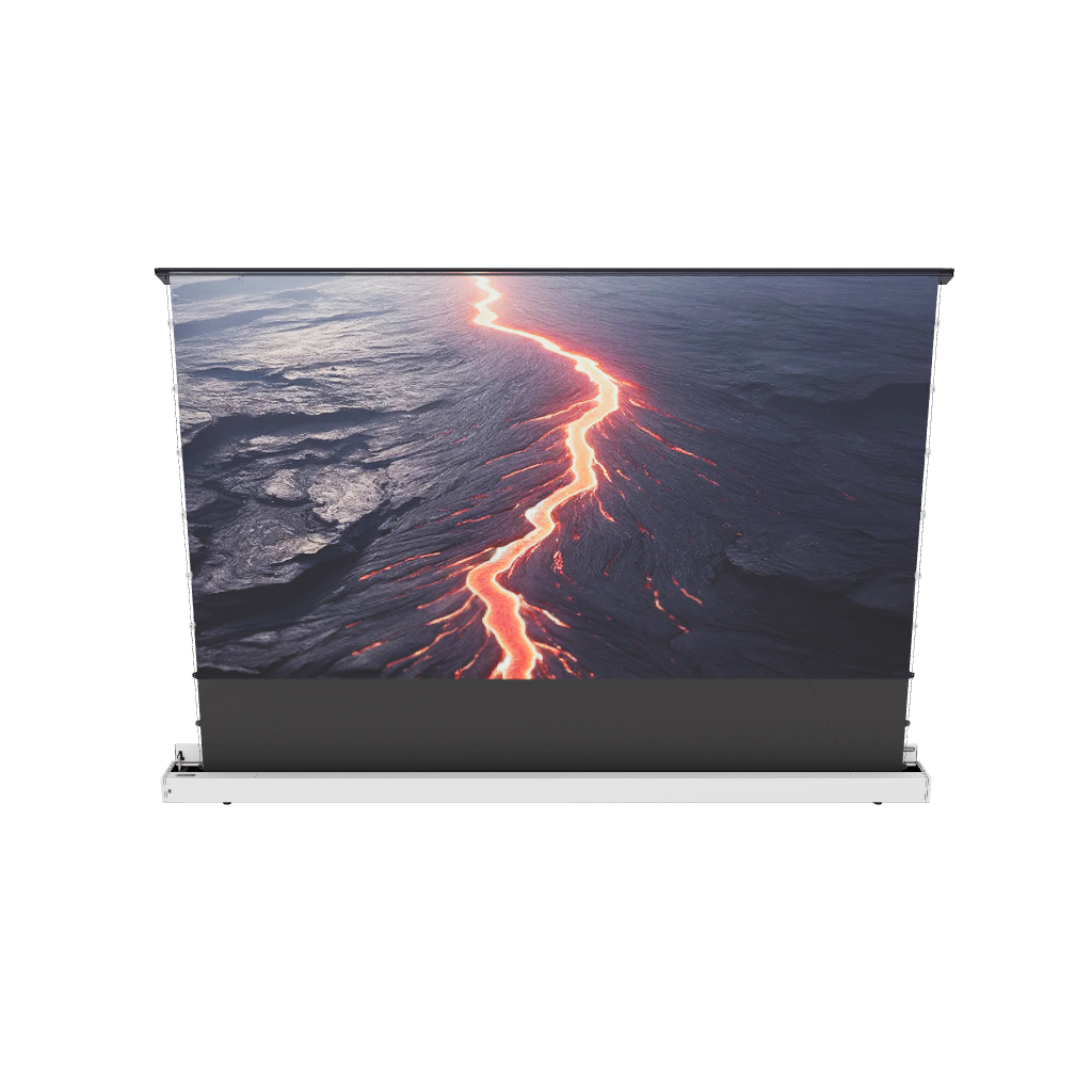 3d/AR Model of the celexon CLR HomeCinema Plus UST High Contrast Electric Floor Projector Screen 130" – White