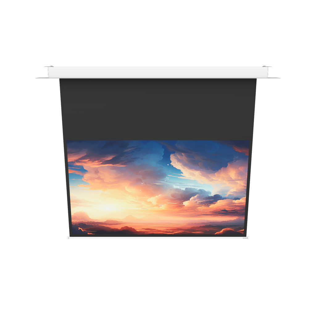 3d/AR Model of the celexon Ceiling Recessed Electric Professional Plus Projector Screen 180x101